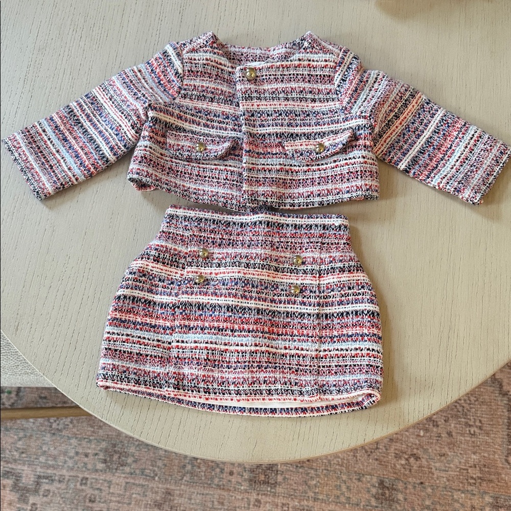 Janie and Jack Tweed Skirt Set